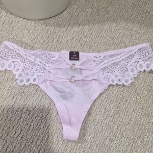 La SENZA Light Purple Lace Thong